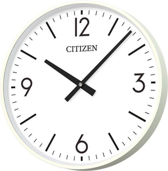 画像1: シチズン 子時計 壁掛子時計 設備時計 ＡＣ電源 屋内用 丸型 ３１０mm (1)